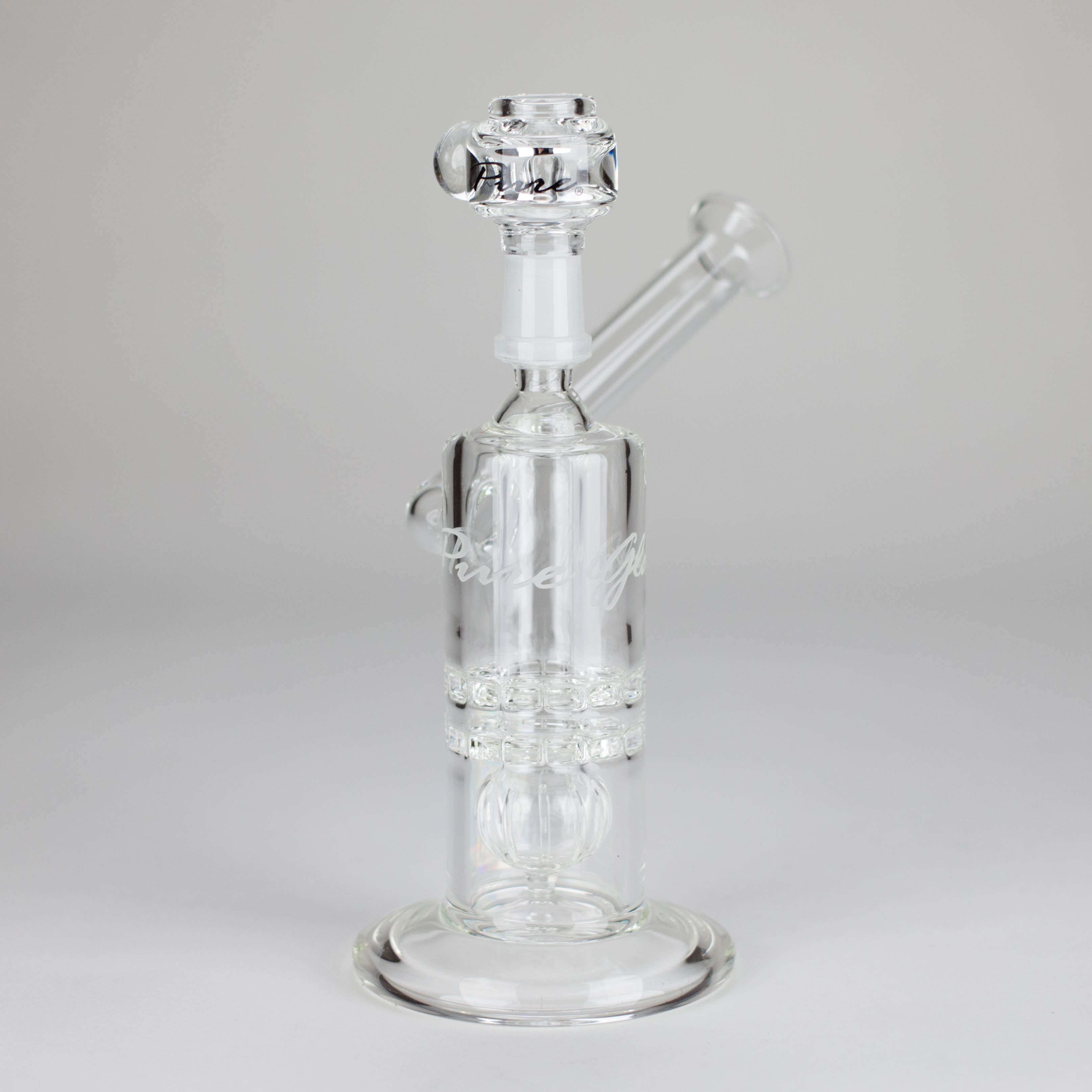 Pure Glass | 7" Mini Torus - Male 14mm