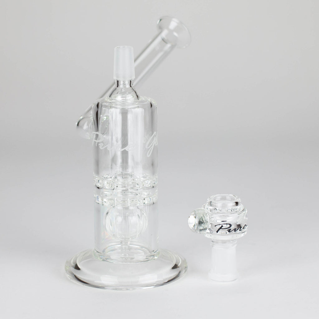 Pure Glass | 7" Mini Torus - Male 14mm