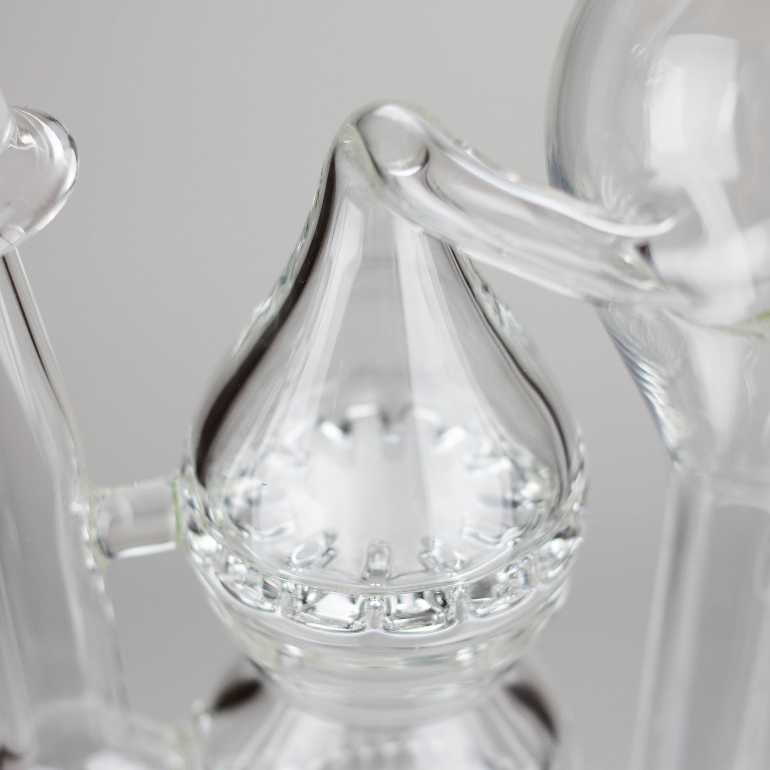 Pure Glass | 12" Infinity Recycler - Flower and Dab