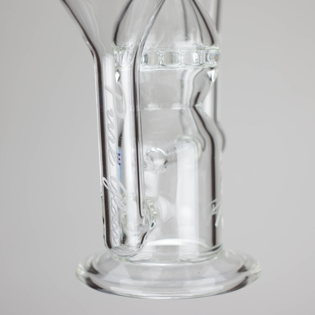 Pure Glass | 12" Infinity Recycler - Flower and Dab
