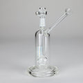 Pure Glass | 6.5" Solaris 10mm Bubbler Clear