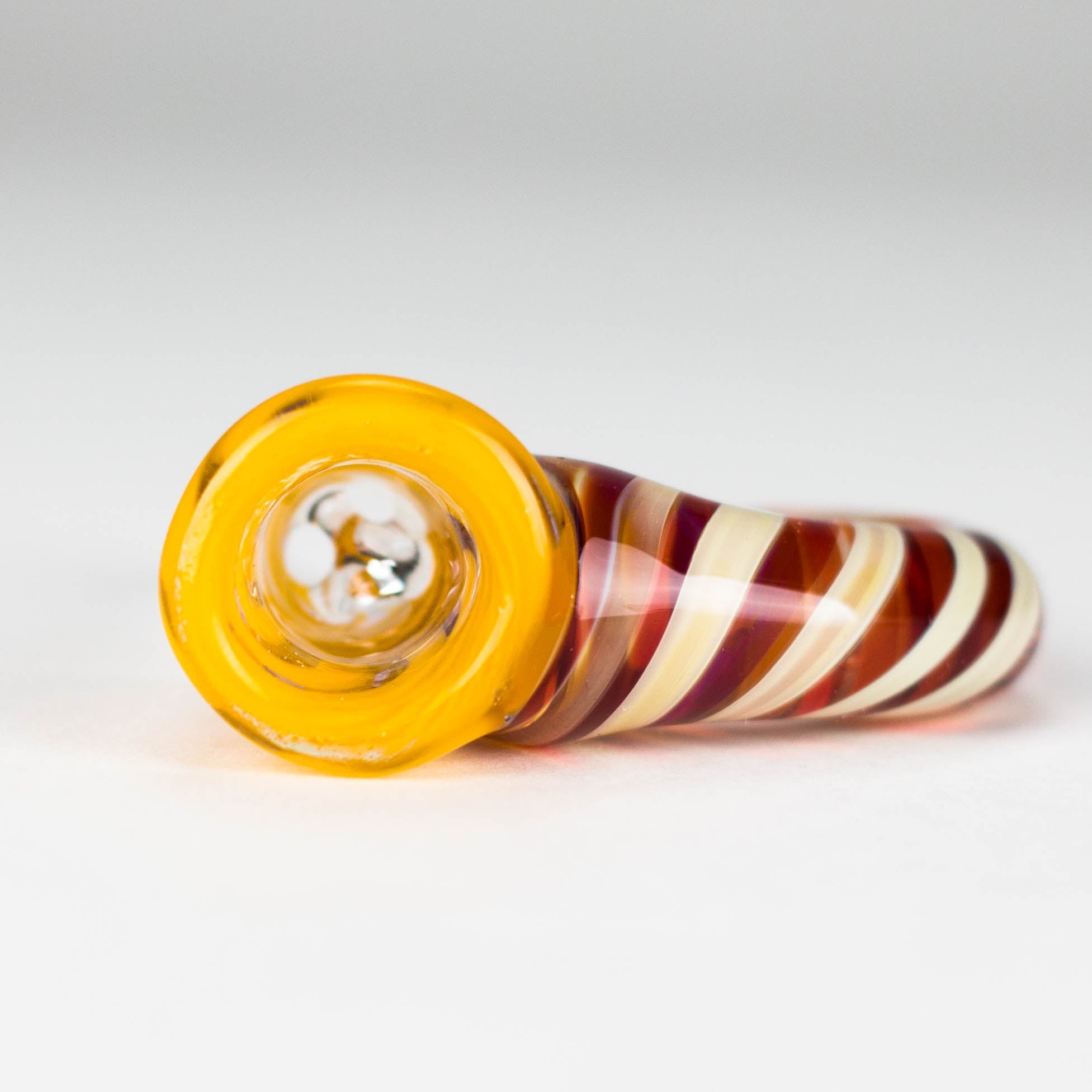Shine Glassworks | 14mm 3 Hole Vacstack Bowl with Horn - Made in Canada
