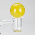Shine Glassworks | Latticino Marble Carb Cap - Made in Canada