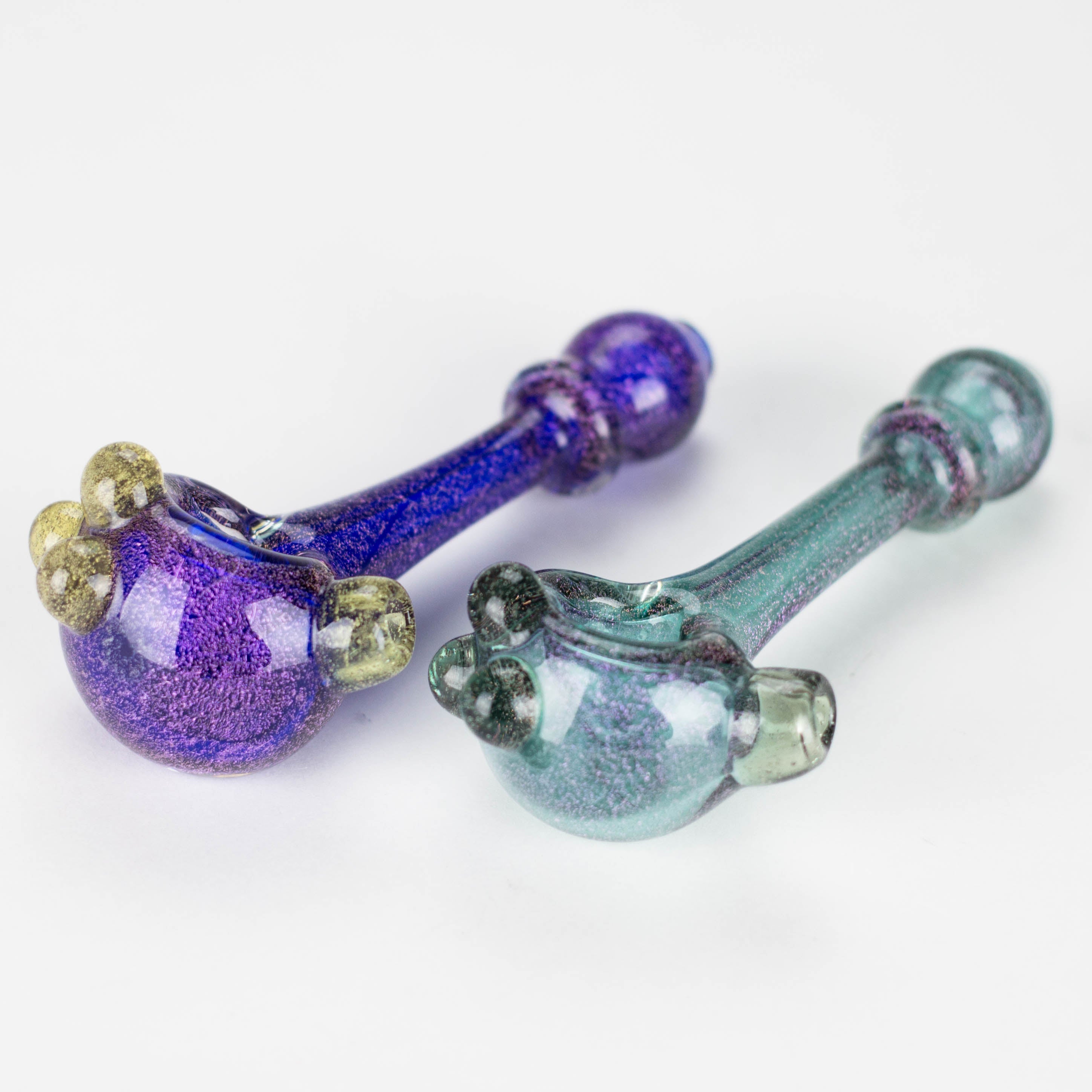 Shine Glassworks | 4" Dichroic Handpipe - made in Canada
