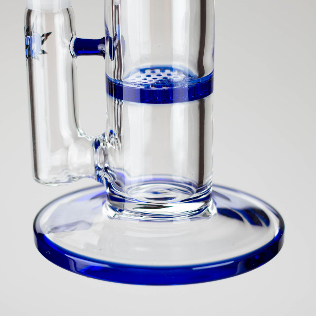Ganjavibes | 11" Triple Honeycomb Percolator Glass Bong
