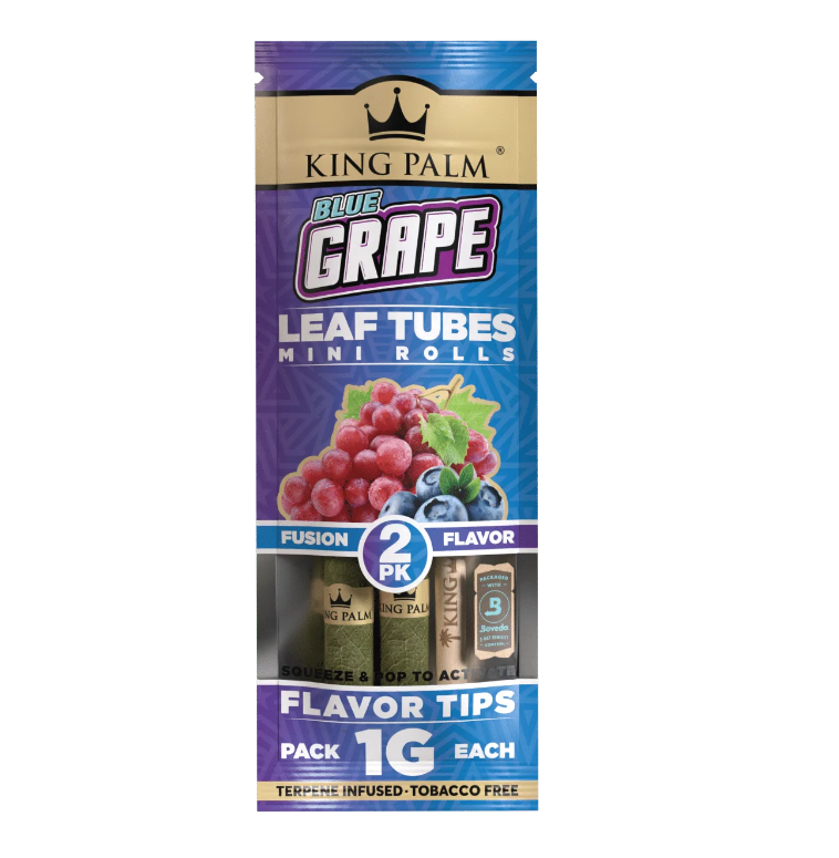 King Palm | Mini Rolled with flavor tips New Flavours - 20 pouches Display [SMK983]
