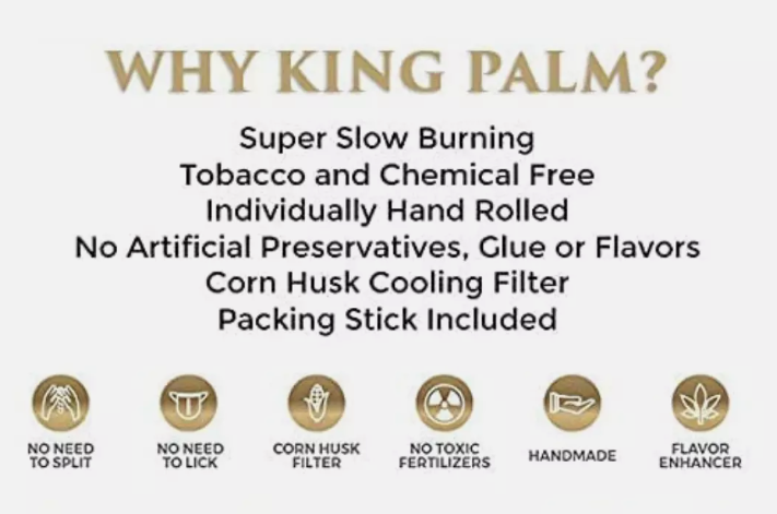 King Palm | Mini Rolled with flavor tips New Flavours - 20 pouches Display [SMK983]