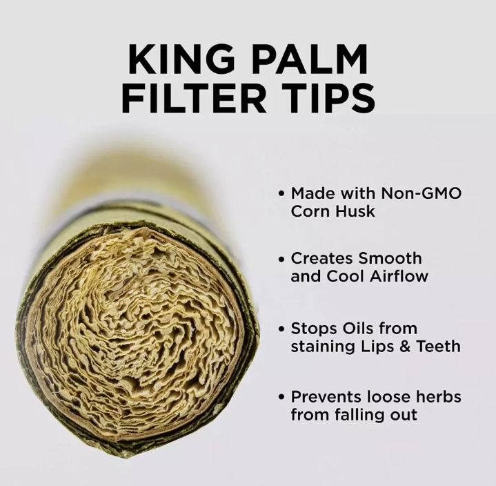 King Palm | Mini Rolled with flavor tips New Flavours - 20 pouches Display [SMK983]