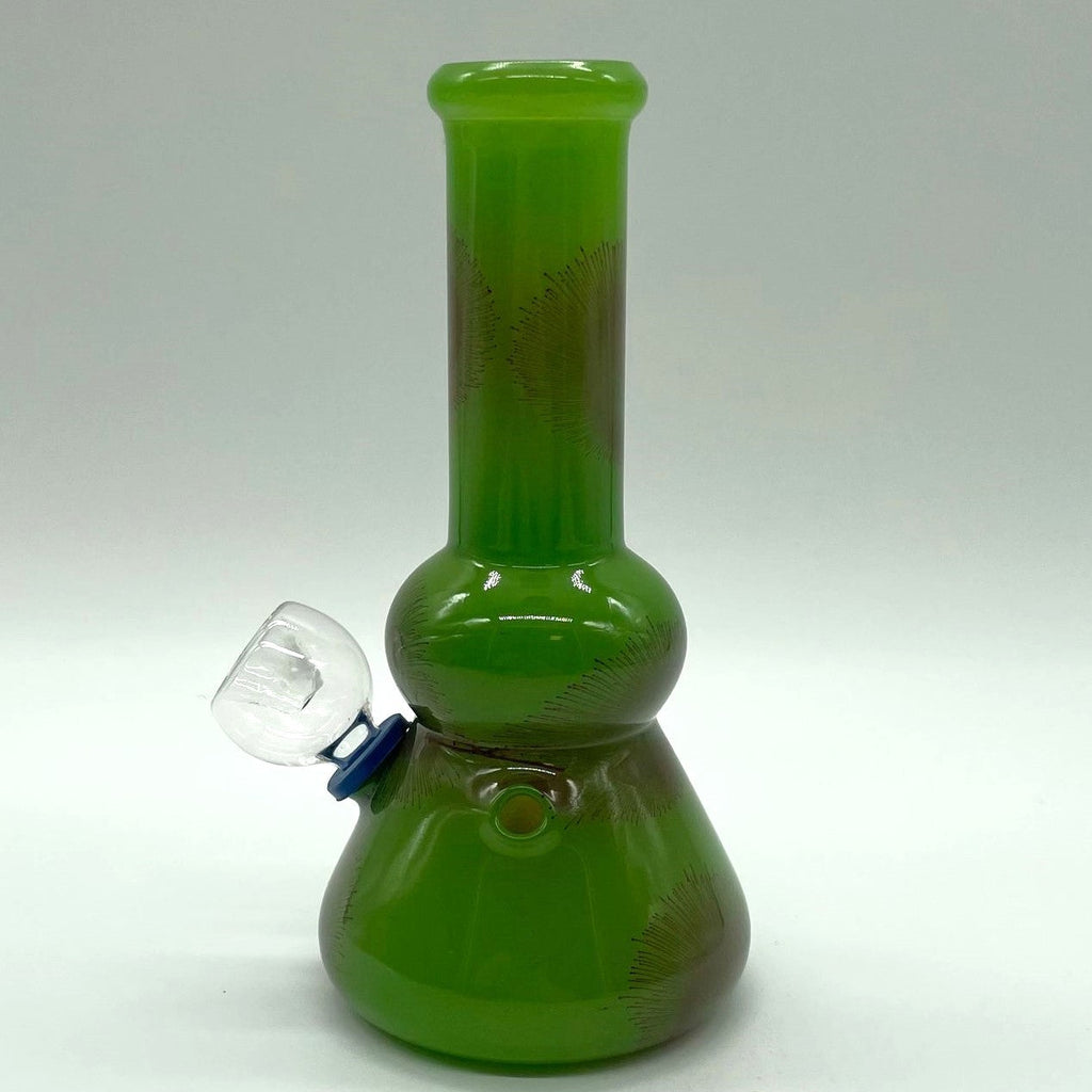 6" Glass Bong - Assorted Color [PIP560]