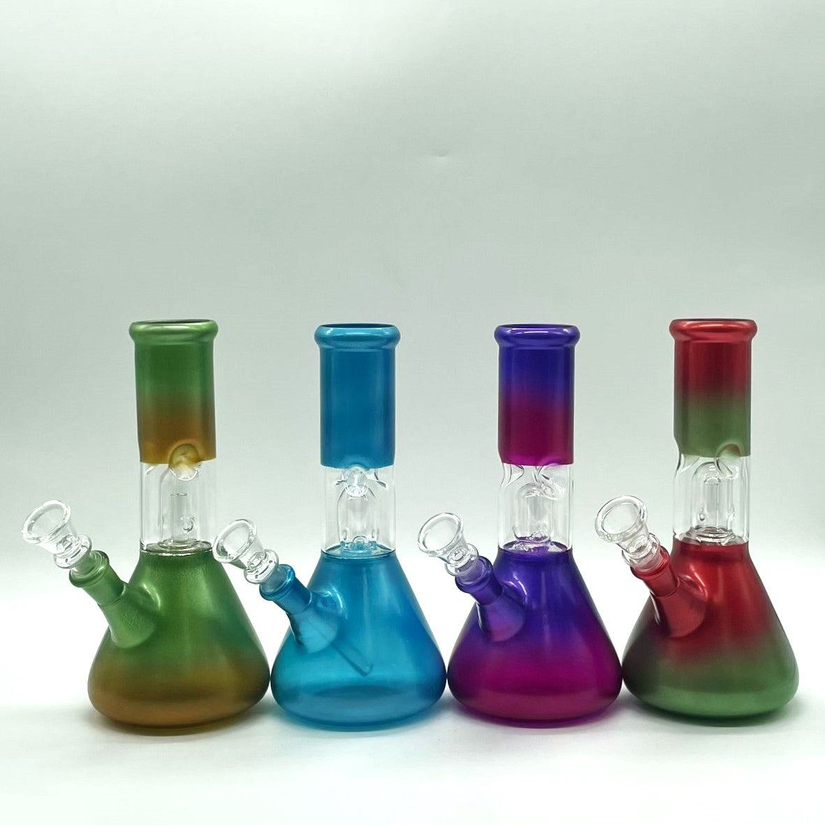 8" Water Pipe with Percolator- Assorted Color [PIP393]