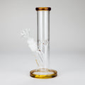 8" Glass Straight Bong [PIP508]