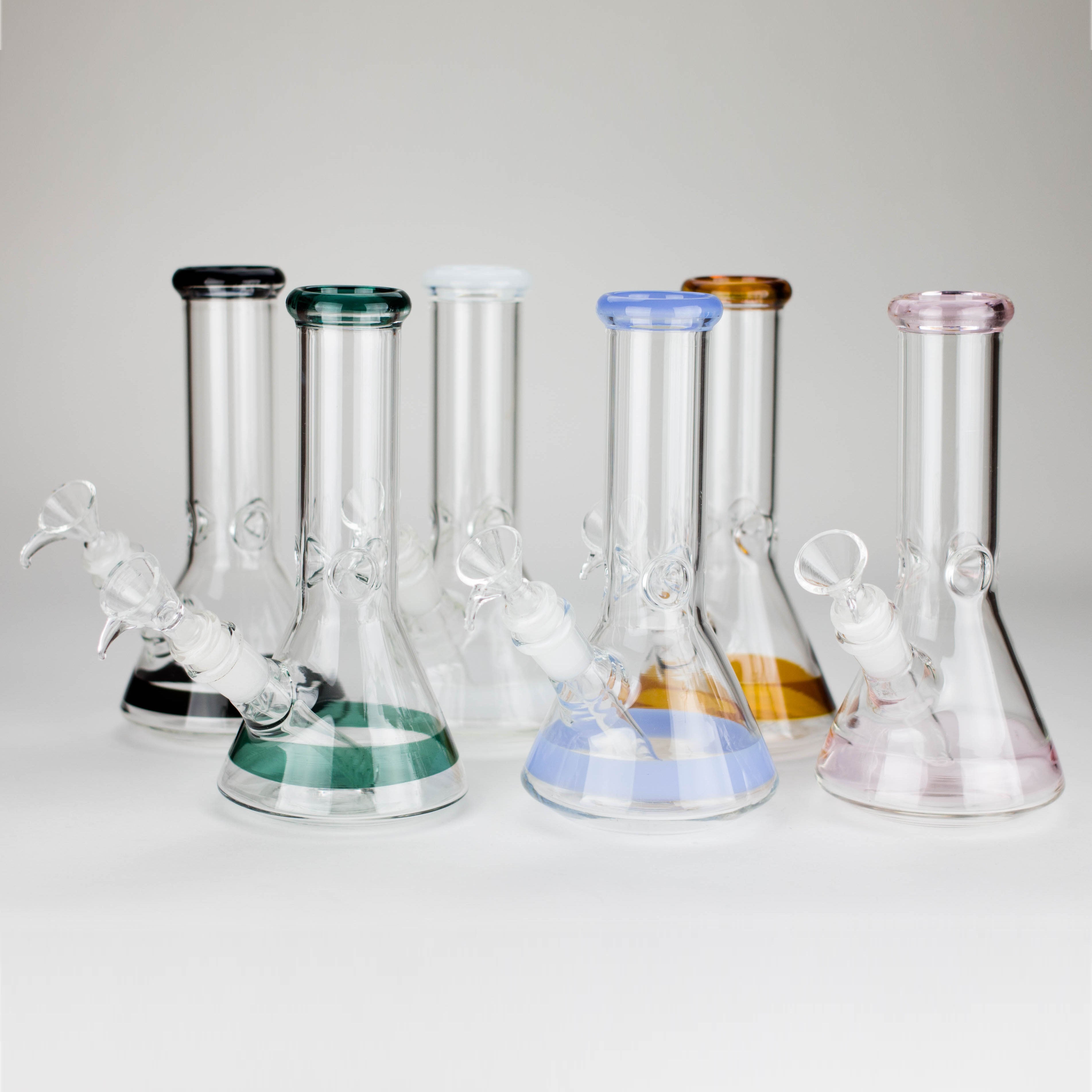 8" Glass Beaker Bong [PIP507]