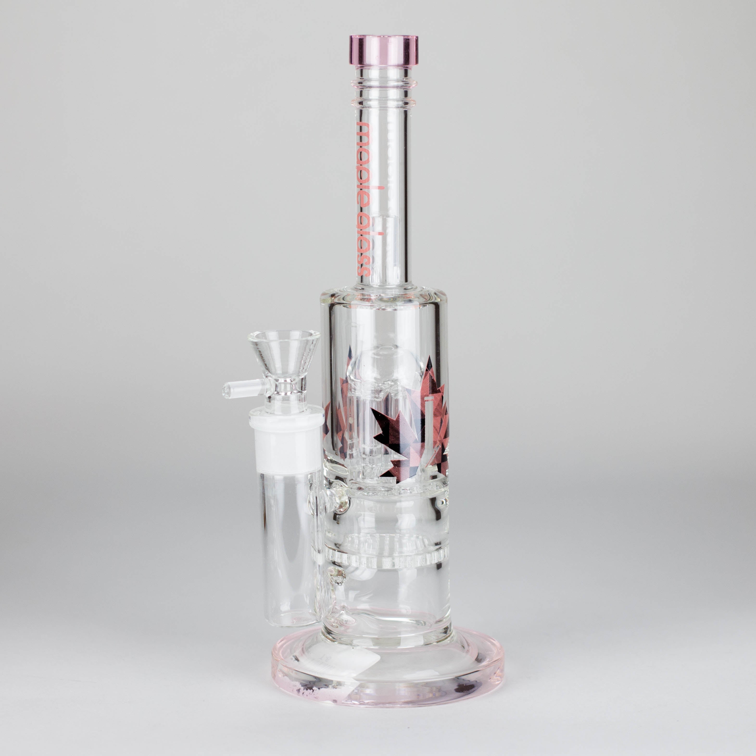 Maple Glass | 12" Honey Comb With Tree Percolator And Splash Guard Bong