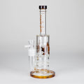 Maple Glass | 12" Honey Comb With Tree Percolator And Splash Guard Bong
