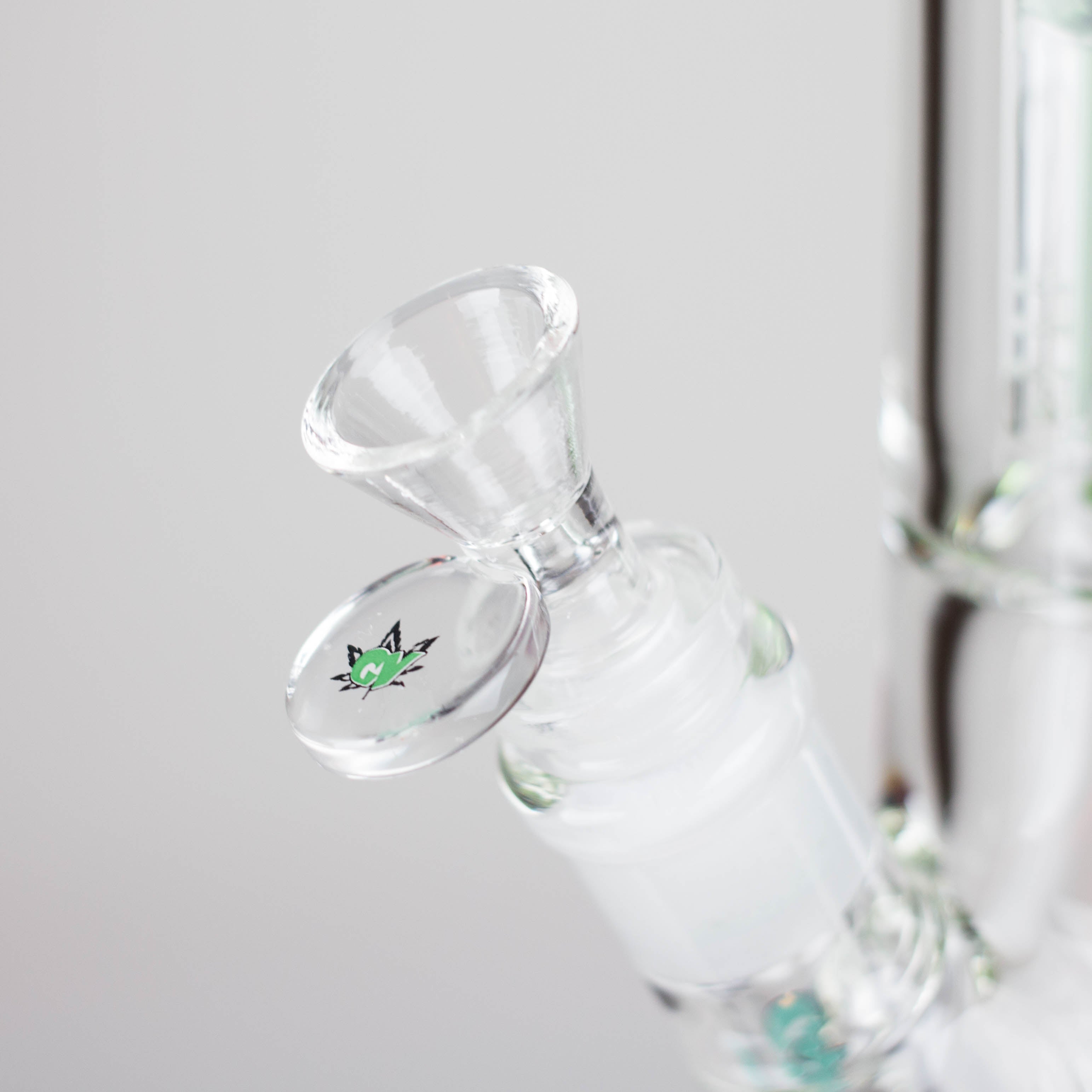 Ganjavibes | 17" Double Tree Percolator Glass Bong By Irie Vibes