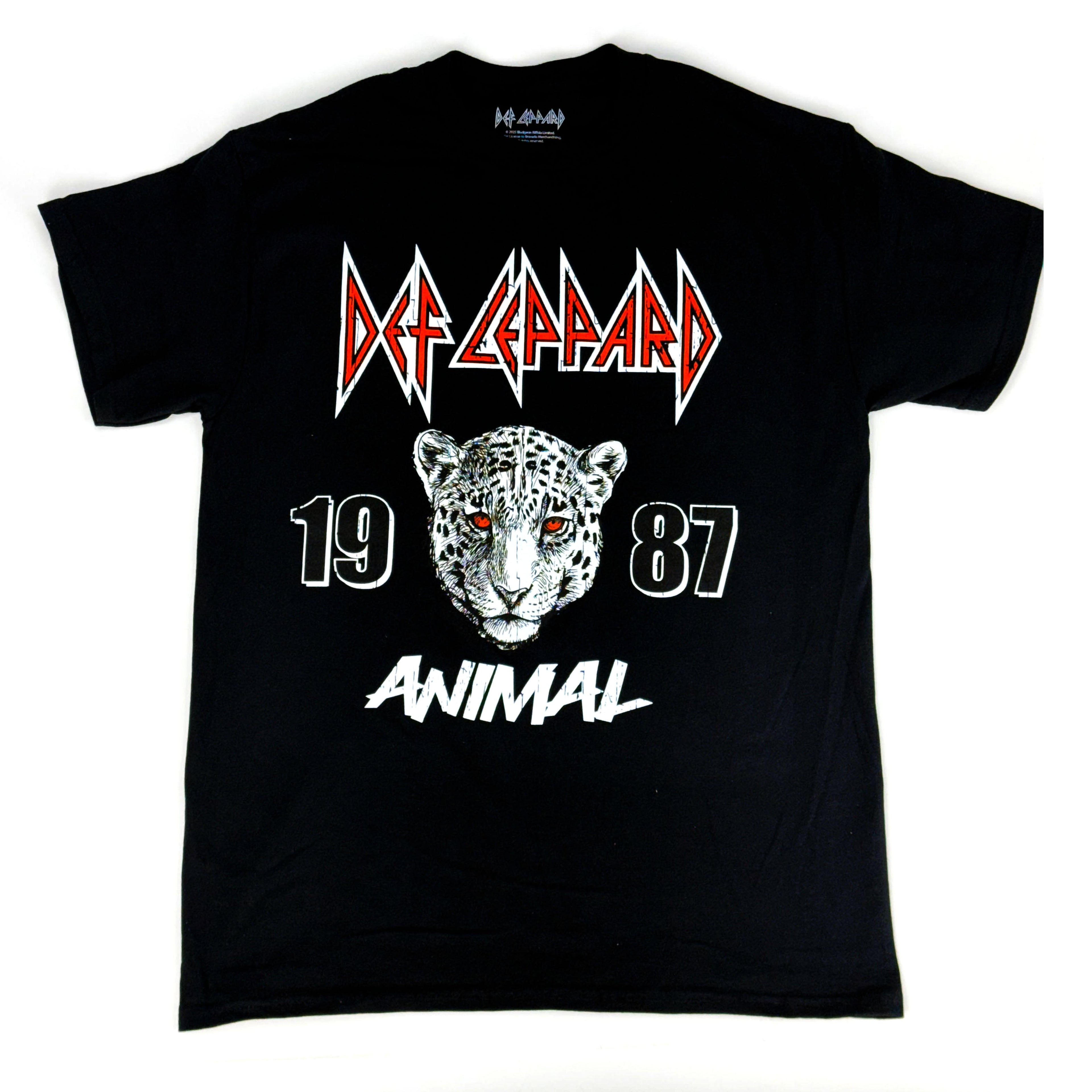 Def Leppard | "Animal Sketch" Unisex T-Shirt-Black- Officially Licensed