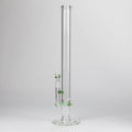 Shine Glassworks | 22 inch 38mm Straight Tube with opal accents [ST 2201] -Made in Canada