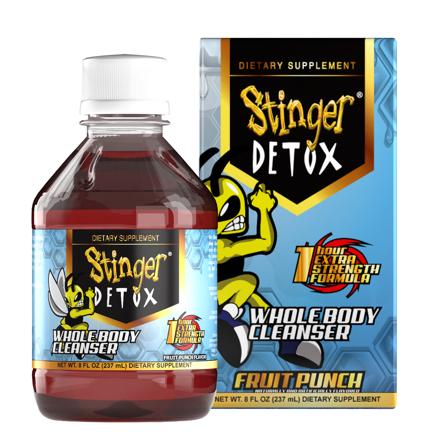 Stinger Detox | Whole Body Cleanser 1-Hour Extra Strength Drink– 8 FL OZ