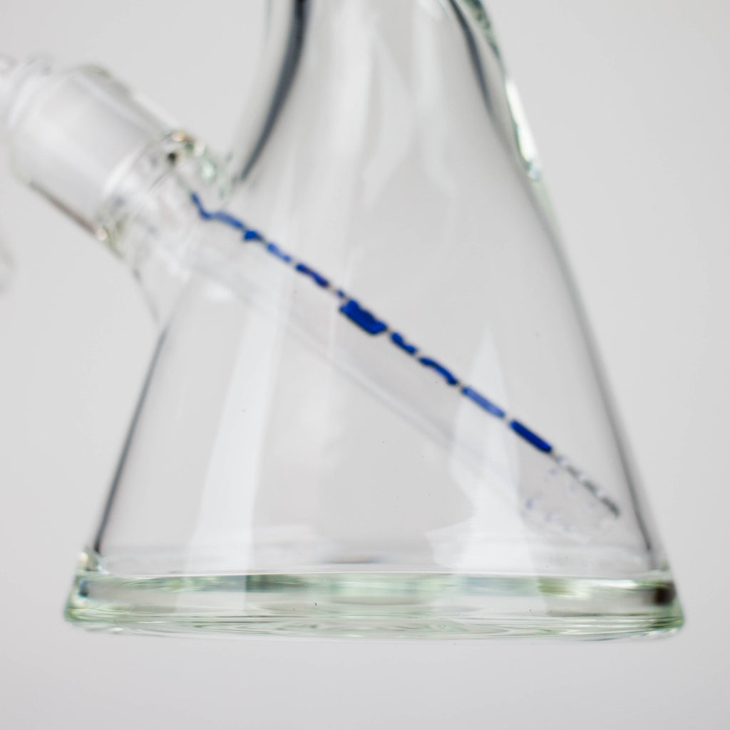 Silk Glass | 17" 10mm Thick Beaker Glass Bong with Accessories – Premium Gift Set