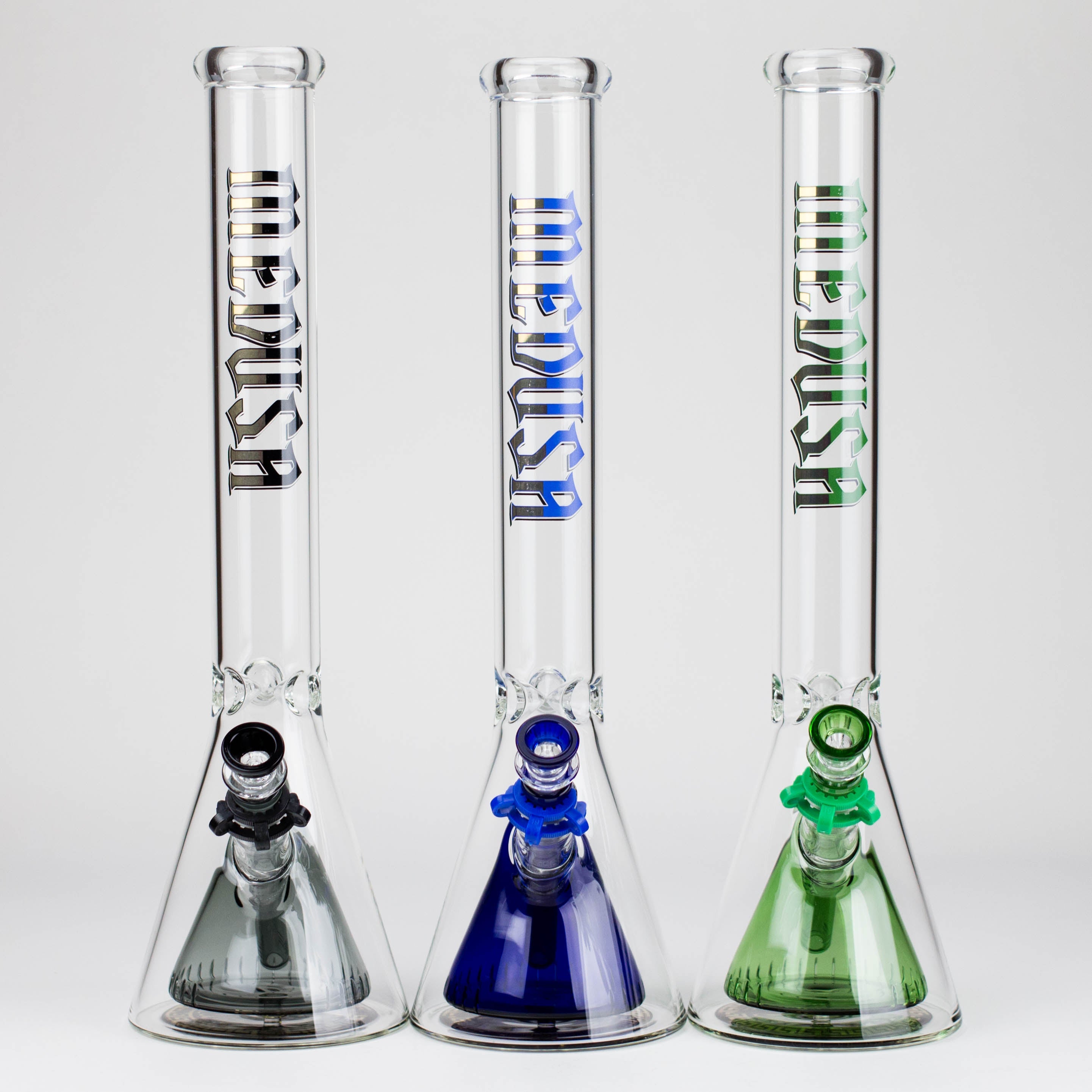 Medusa | 18" Glass Beaker Bong with Cone Perc