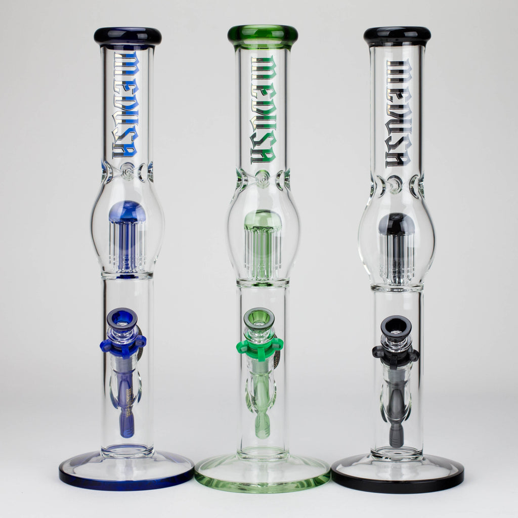 Medusa | 17" 7mm Glass Bubble Tree Perc Glass bong