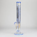 Trippy Glass | 17" Holographic Double Inline  Straight Tube Glass Bong