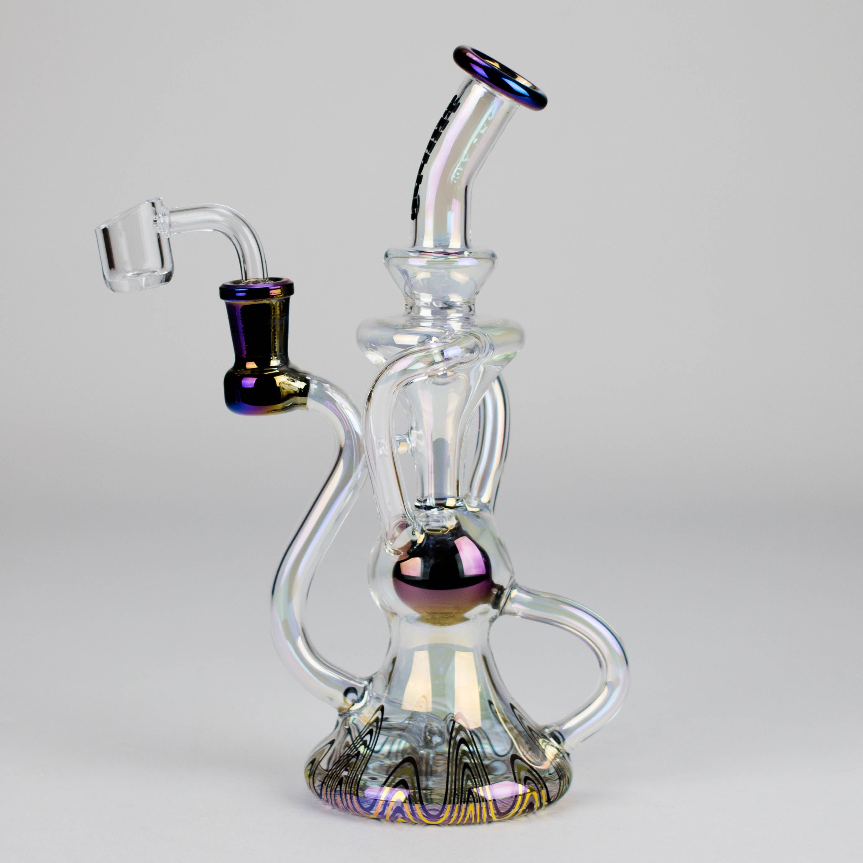 Trippy Glass | Recycler with Banger