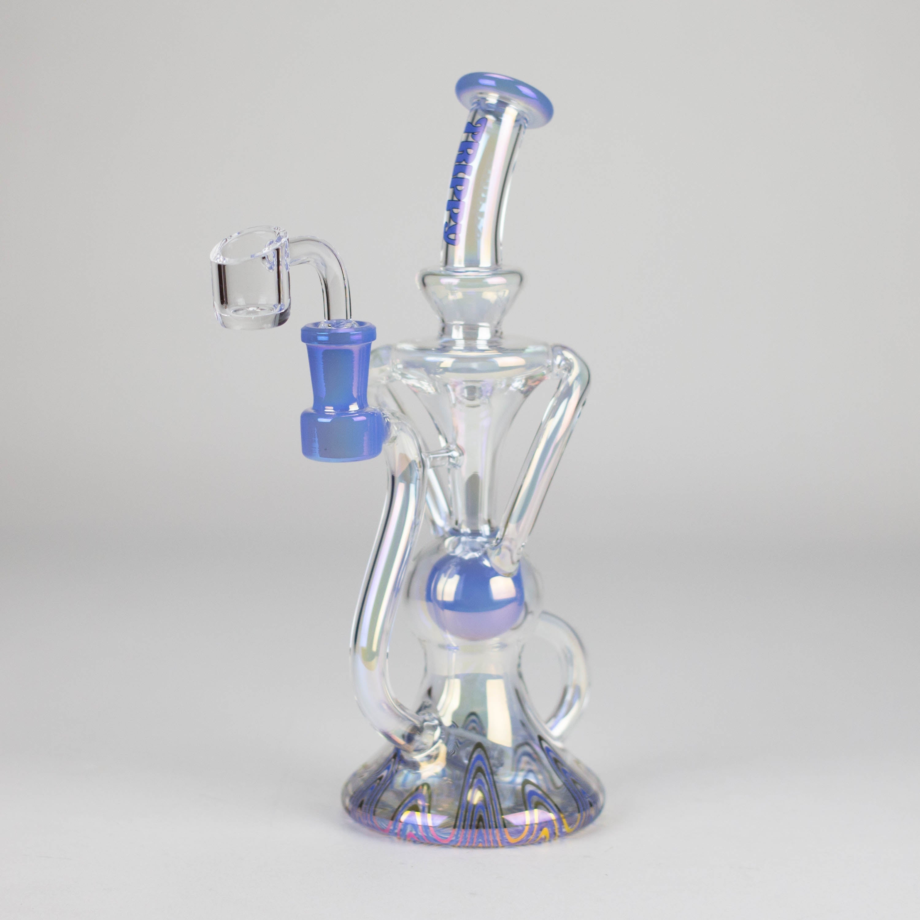 Trippy Glass | Recycler with Banger