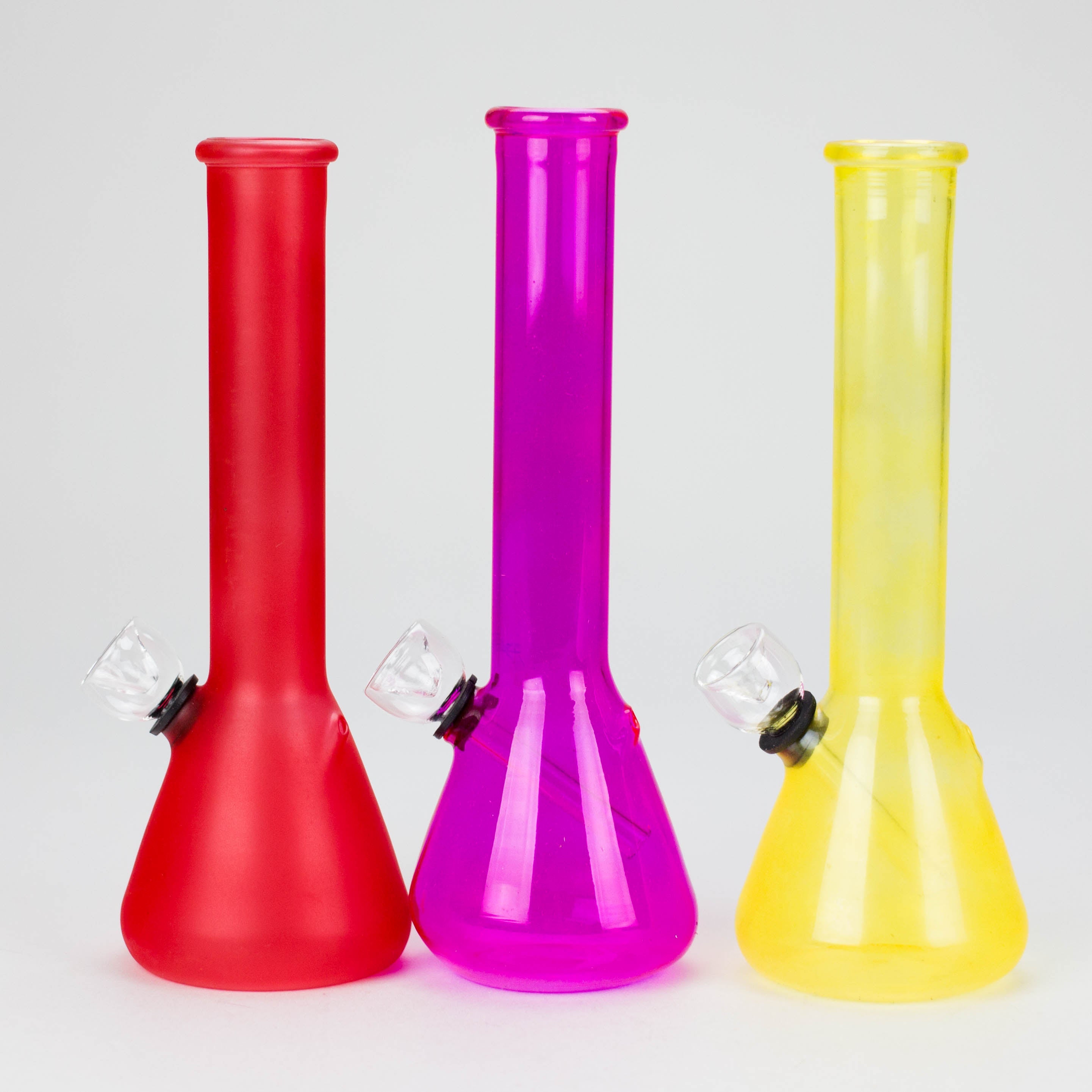 8" Color Painted  Water pipe-Designs and Color Assorted