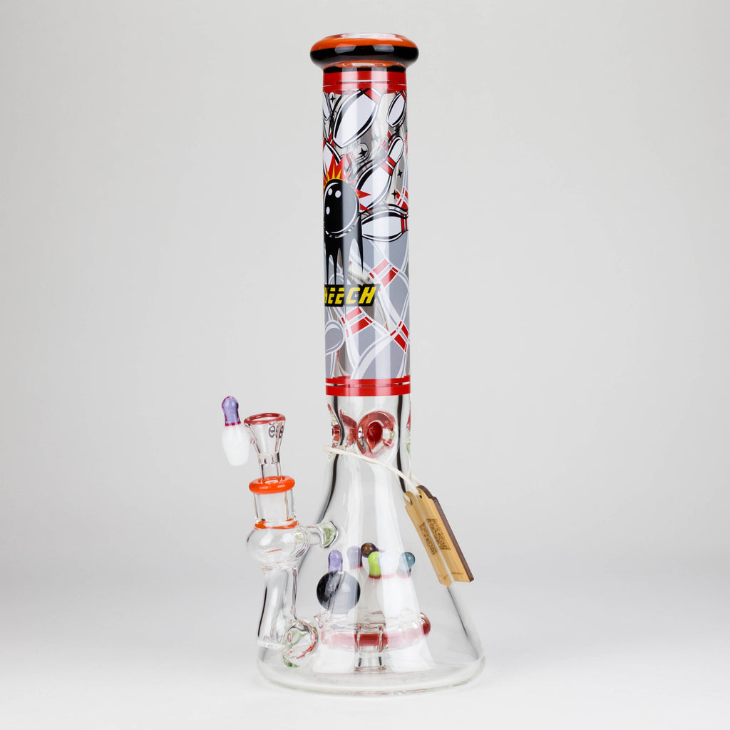 Cheech | 15" Bowling Pin Perc Bong CHE-355