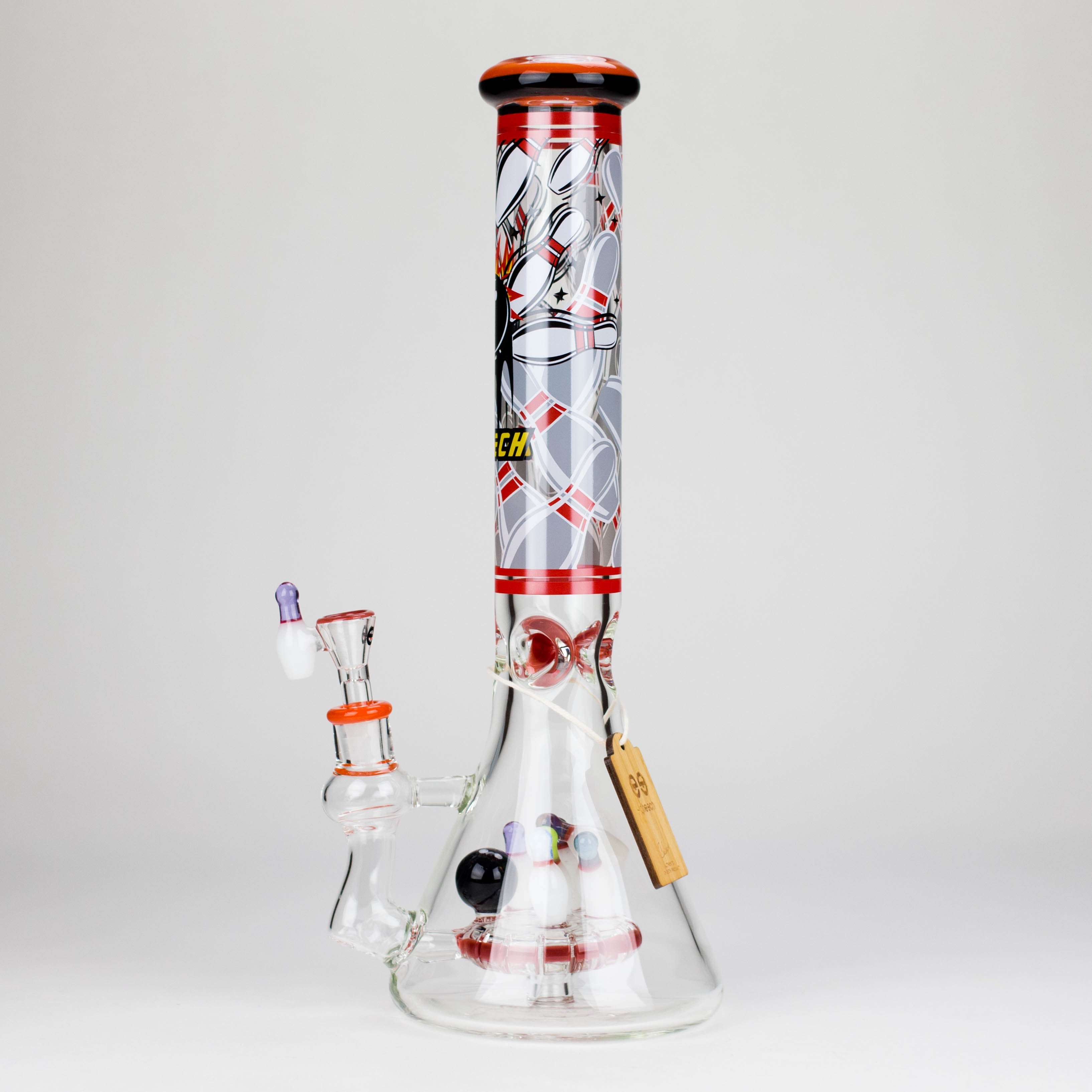 Cheech | 15" Bowling Pin Perc Bong CHE-355