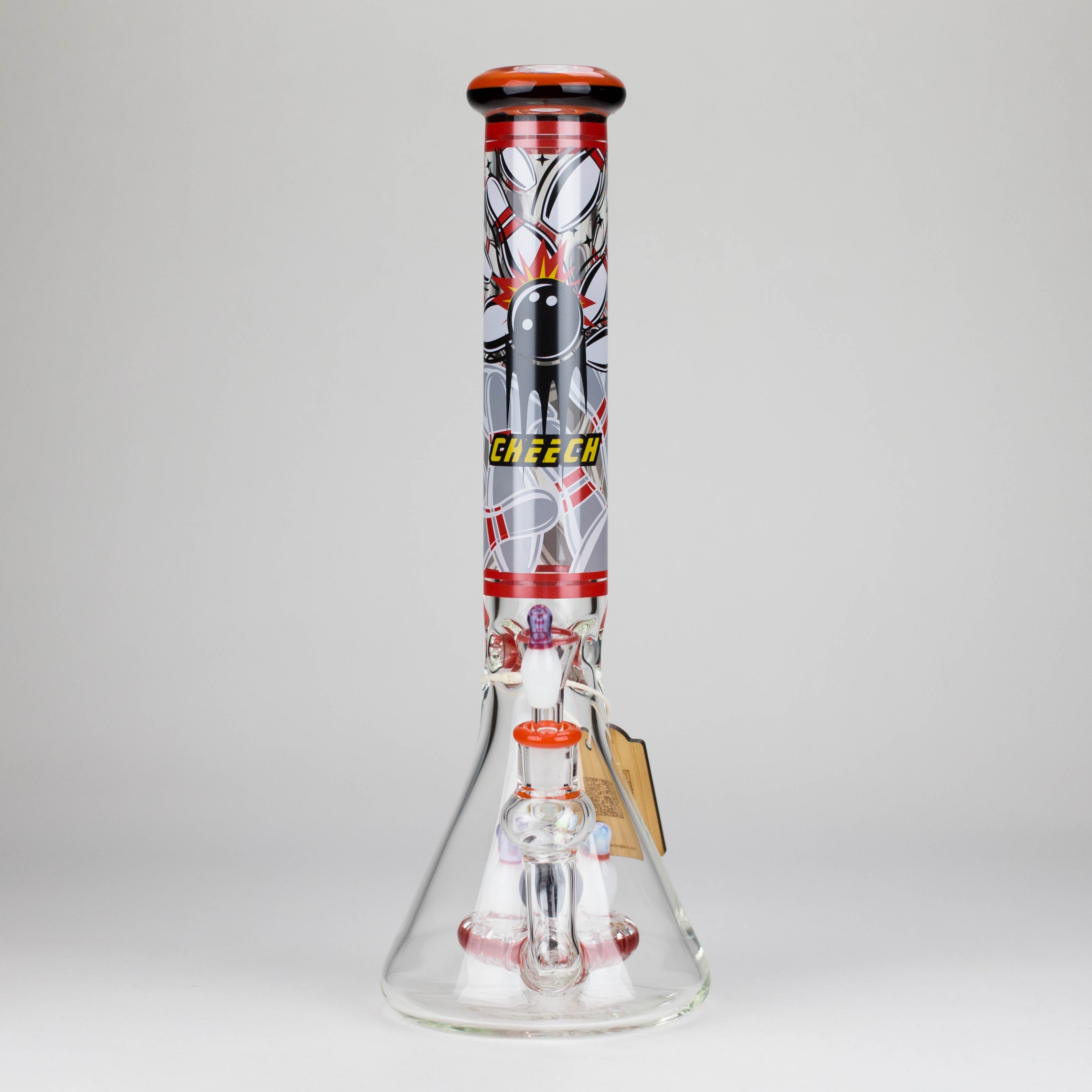 Cheech | 15" Bowling Pin Perc Bong CHE-355