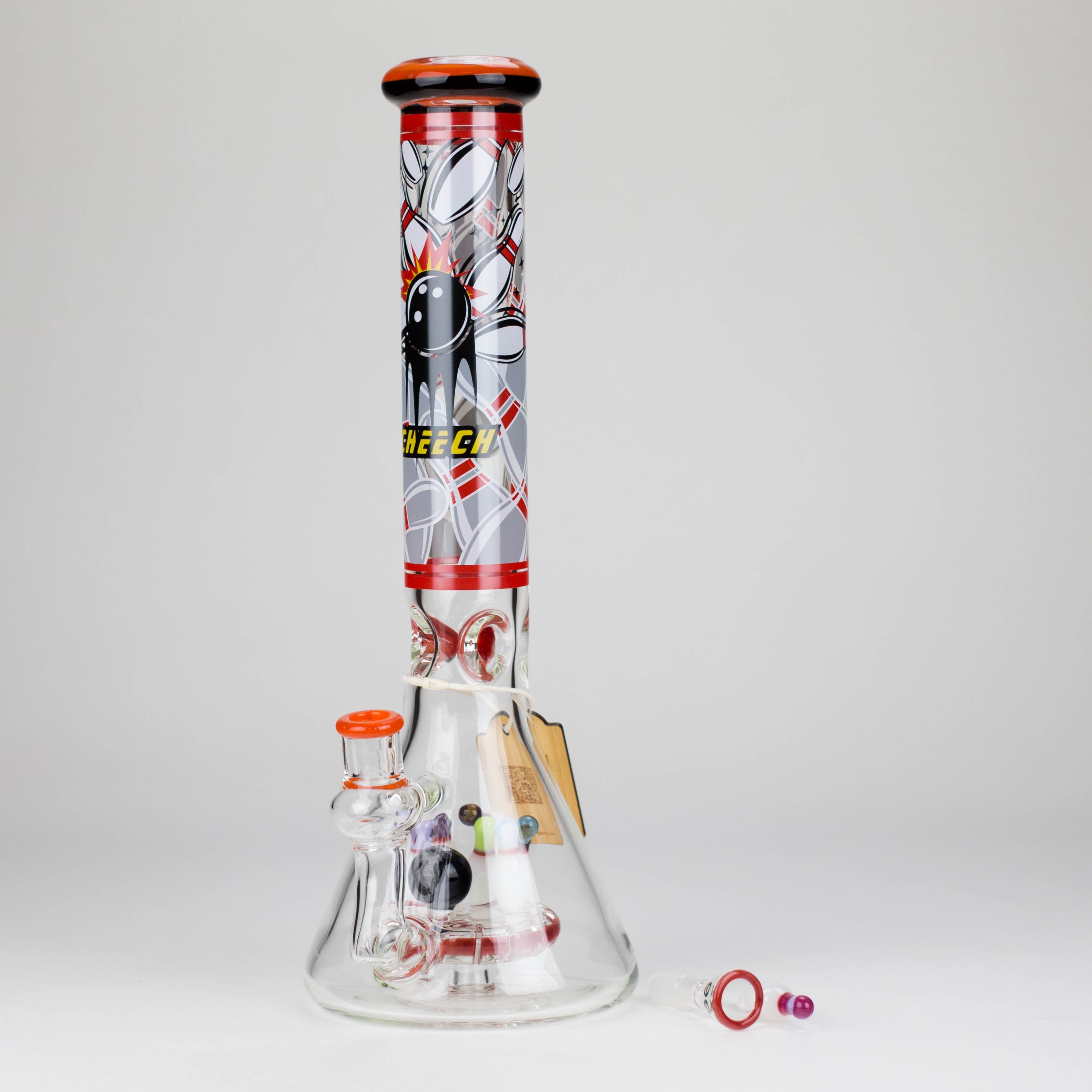 Cheech | 15" Bowling Pin Perc Bong CHE-355