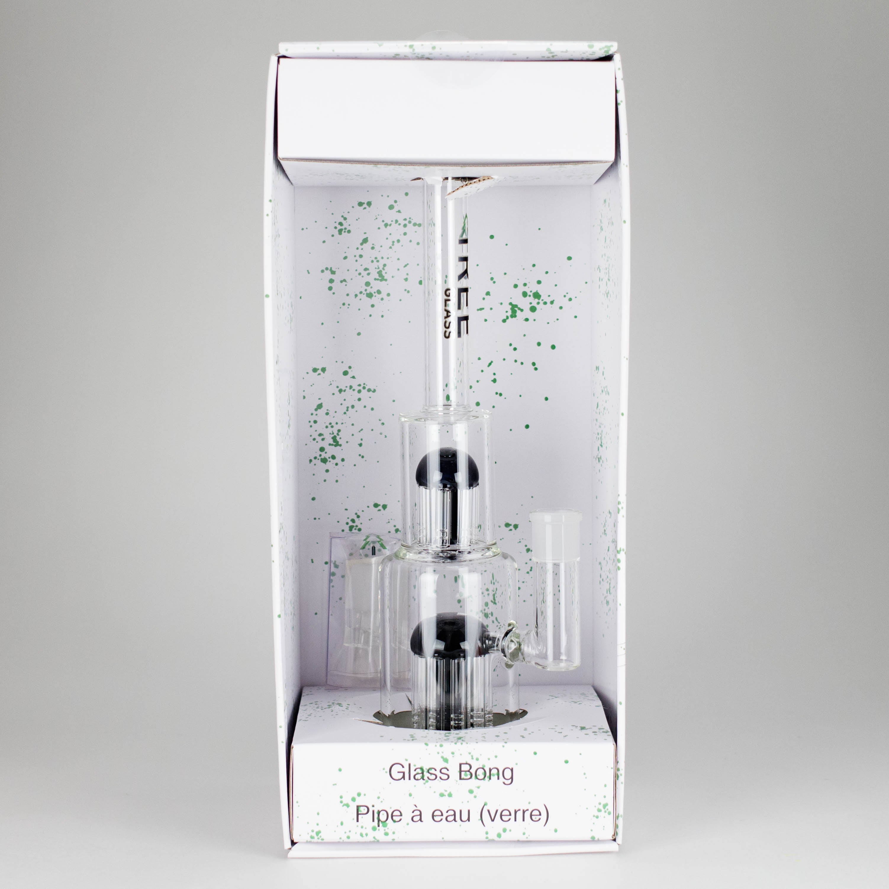 Tree Glass | 15" Double Tree Cake Bong