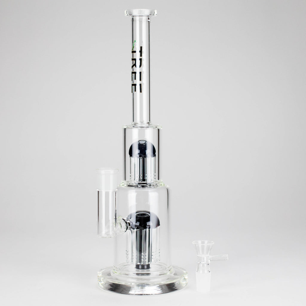 Tree Glass | 15" Double Tree Cake Bong