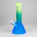 Karma | 9" Beaker 3 Toned Frosted Glass Bong