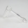 Tree Glass | 4.5" Thin Showerhead Hammer Glass Bubbler