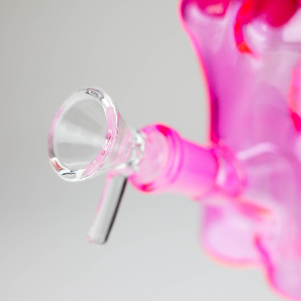 4″ Pink Lady Soft Glass Bong [TX218]