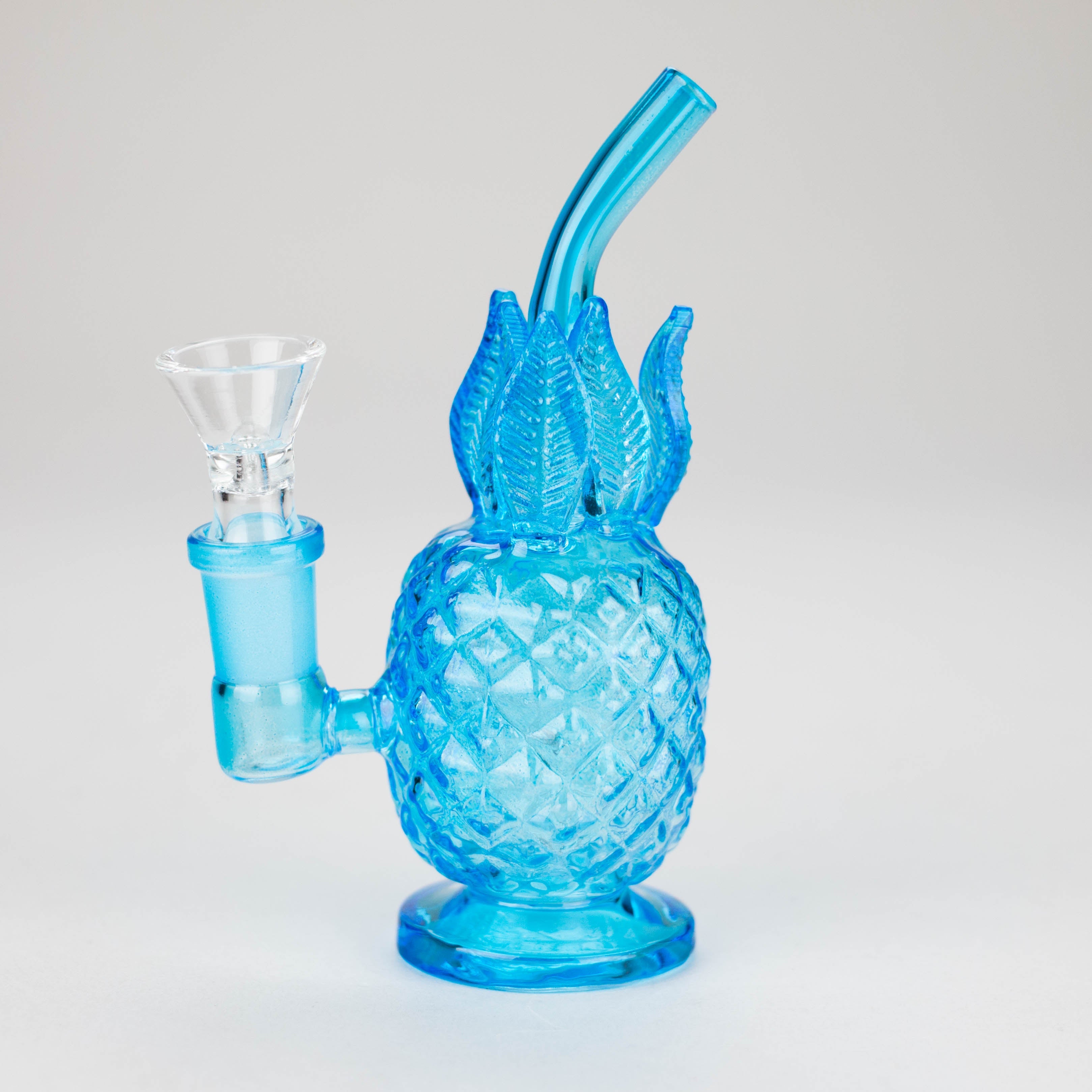5″ Blue Pineapple Soft Glass Bong [TX213]