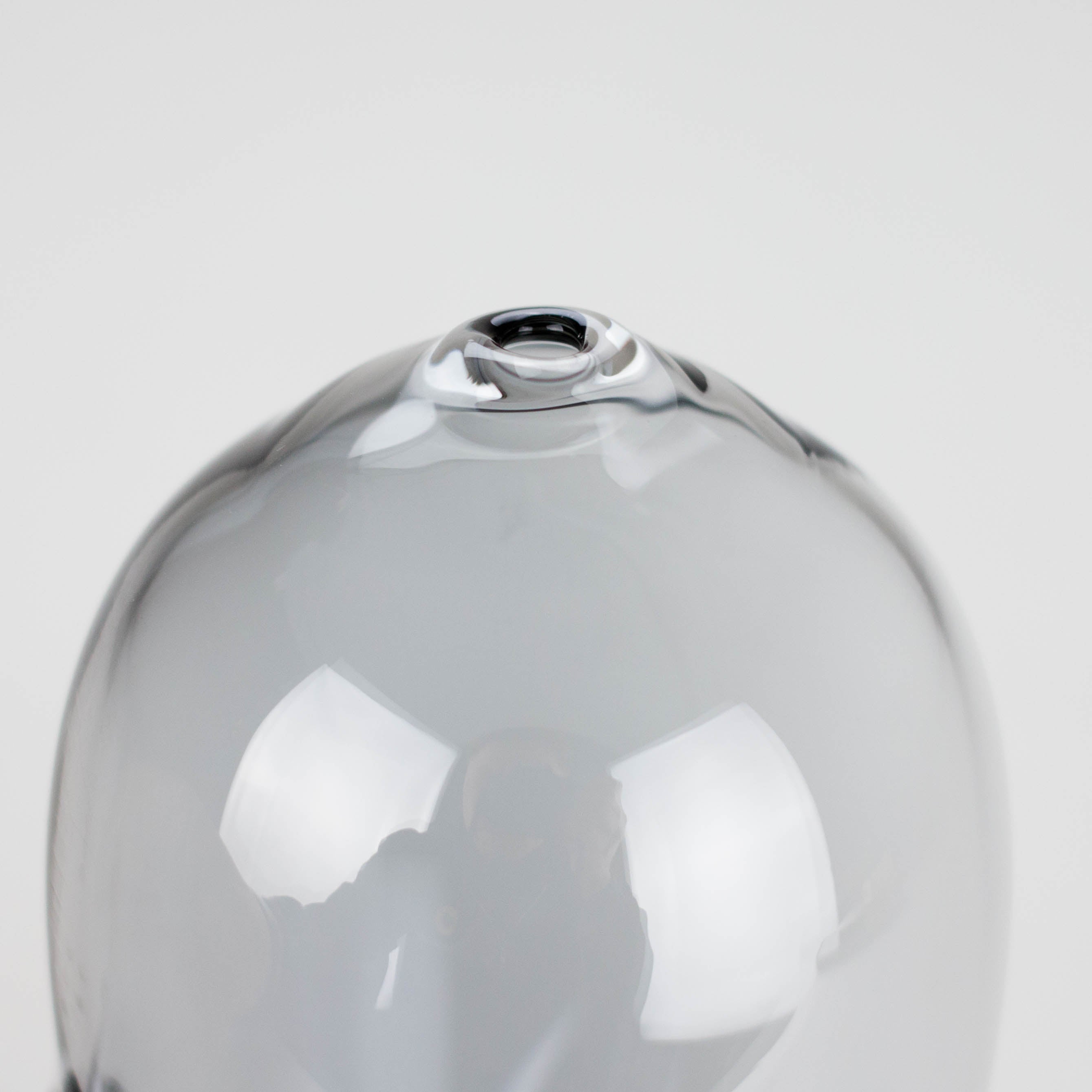 4″ Grey Rocket Glass Bong [XD022]