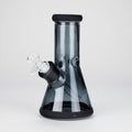 8" Soft glass beaker water bong [M08002]