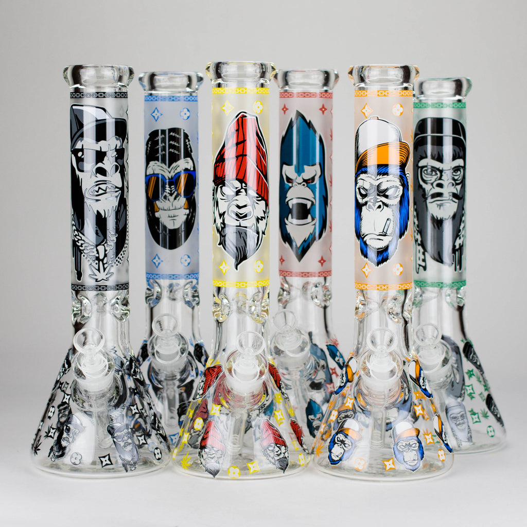 13″  7mm Glass Beaker Bong  [DCK-019]