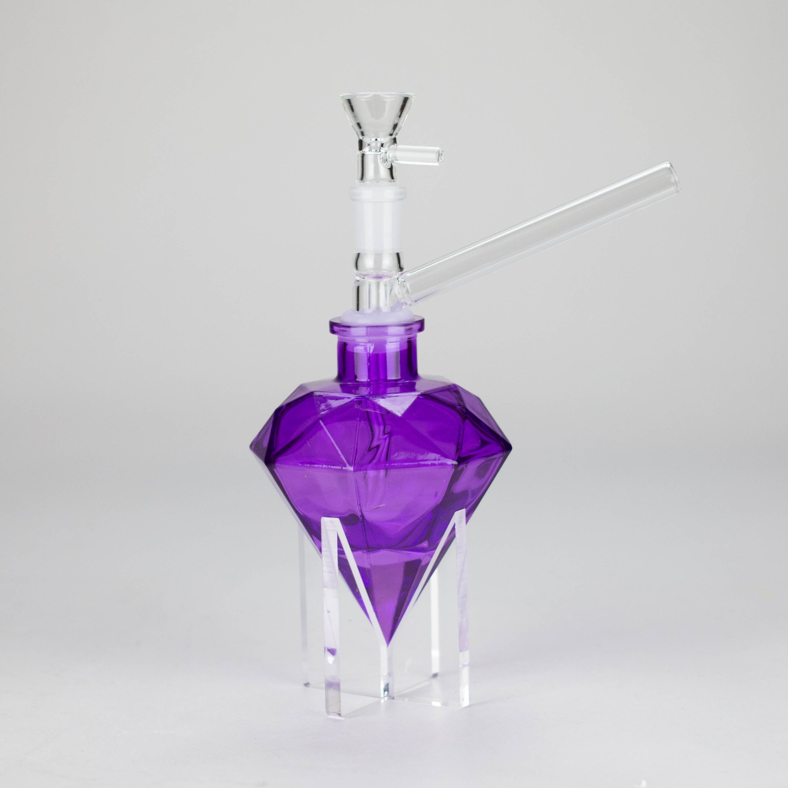7″ Diamond Soft Glass Bong [DWP50]
