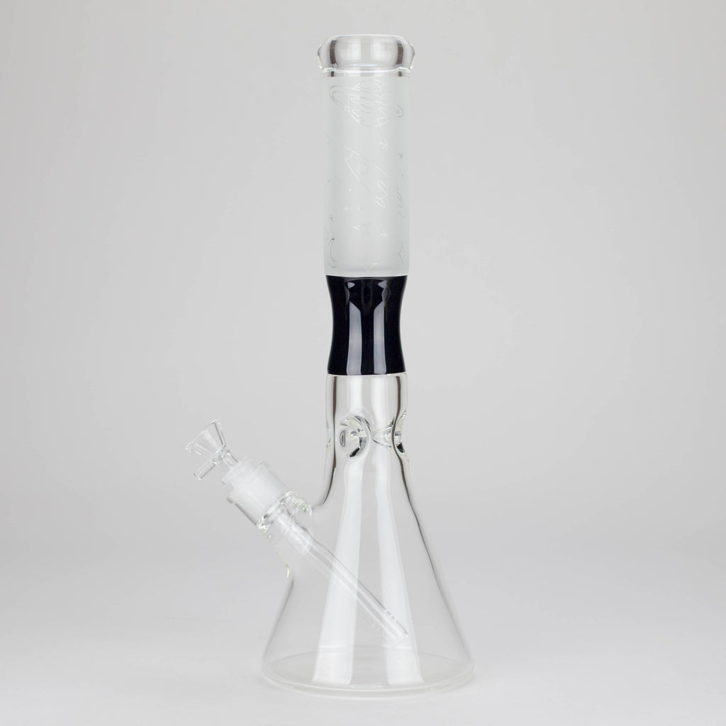15″ 7mm Glass Beaker Bong  [C1033]