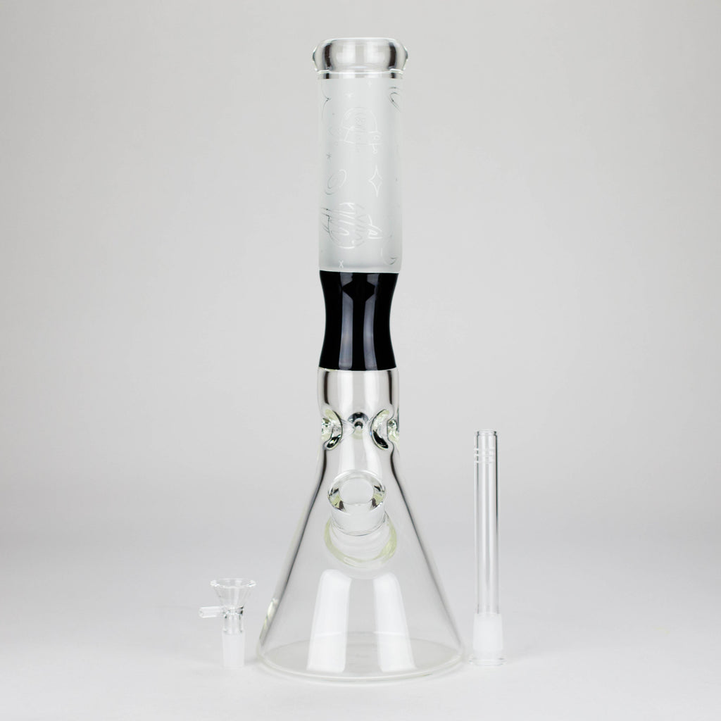 15″ 7mm Glass Beaker Bong  [C1033]
