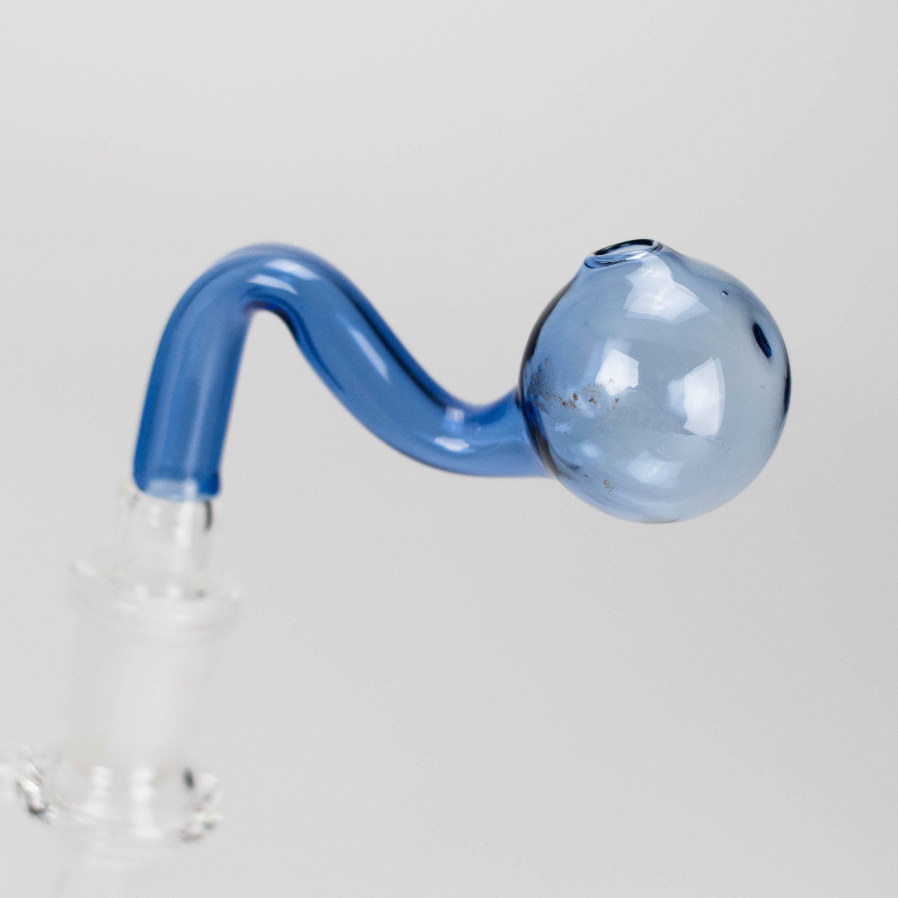 3.5″ U-Type Oil Burner Pipe – 14mm Glass Bubble Attachment [221021-2]