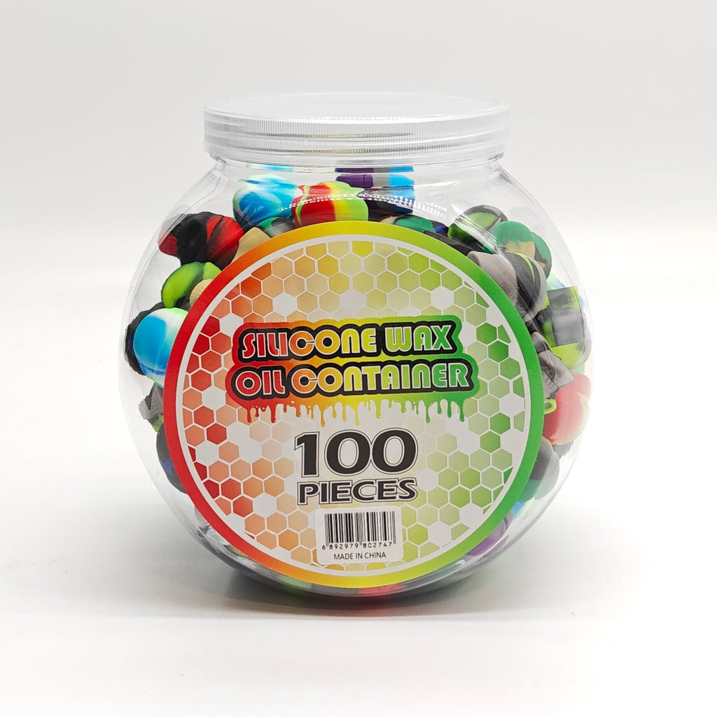3ml Silicone Skull Wax Container Jar of 100