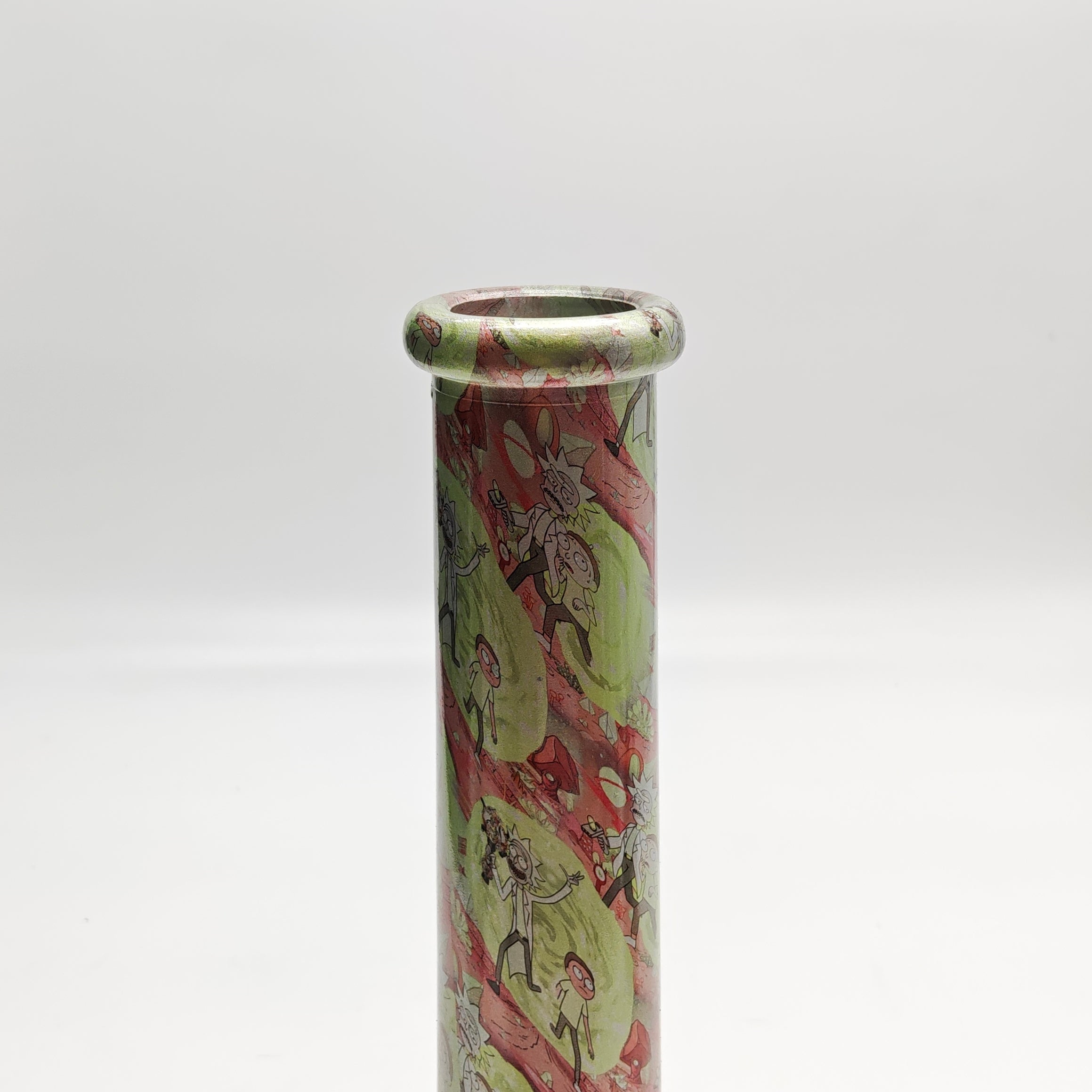 13" 7mm Hydrographic Glass Bong-Assorted Designs