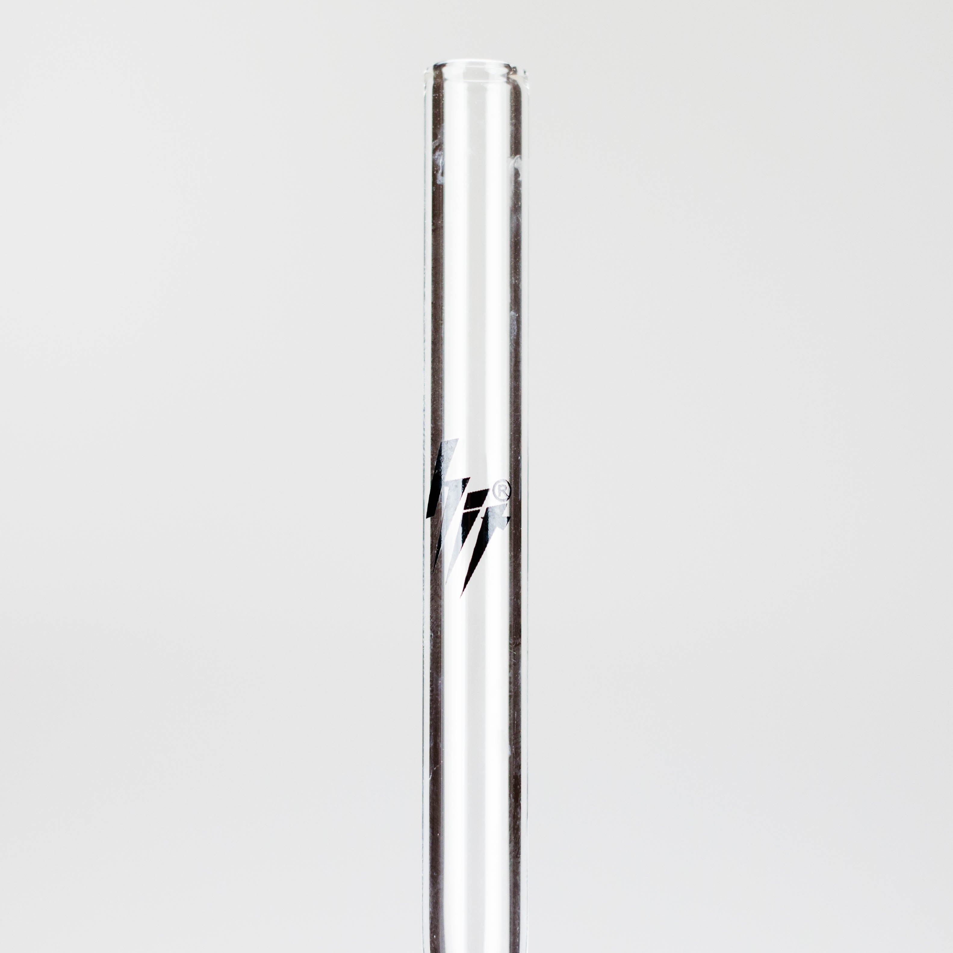 Skull Bent Glass Oil Pipe – 6.5" Curved Clear Burner Pipe