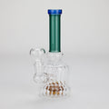 6" Stemless Glass Bong with Water Diffuser – 14mm Bowl Joint